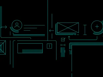 Components Illustration components flat flow icon illustration line minimal ui ux vector