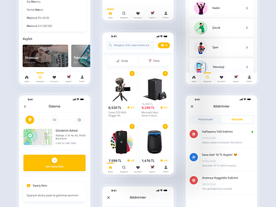 E-commerce Mobile UI Design app booking branding checkout clean ui colour design e commerce e commerce shop flat gradient illustration mobile mobile app pay shop shopping shopping app ui ux