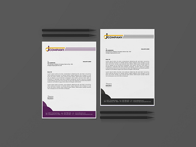 Corporate Letterhead Design brand identity corporate branding creative design creative direction letterhead letterhead design letterheads