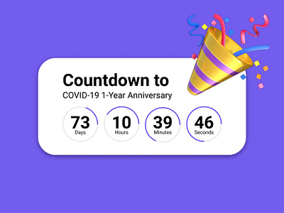 014 Countdown Timer 014 countdown covid 19 dailyui timer