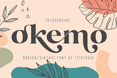 Okemo Modern Serif Font bold branding design elegant fonts font design fonts collection lettering logo modern modern fonts modern logo modern serif modern serif font professional retro sans serif sans serif font serif font serif fonts typeface