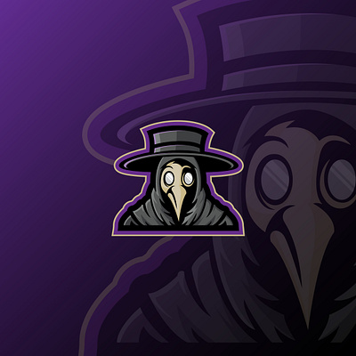 Plague Doctor design esport gamer gaming gaming logo logo mascot twitch twitch logo vector