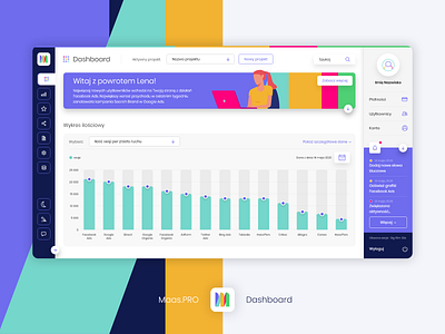 MaaS.PRO Dashboard campaigns dashboard interface statistic stats ui ui ui design ux ux design