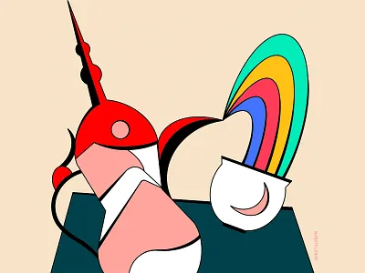 Coffee Vibes abstract arab arabculture arabian arabic arabiccoffee art coffeepot coffeevibes concept conceptart design dubai graphic illustration shrutillusion traditionalcoffee