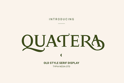 Quatera Display Serif design display display font elegant font font design fonts fonts collection lettering logo luxury luxury font luxury fonts modern professional sans serif font sans serif fonts serif font serif fonts stylish