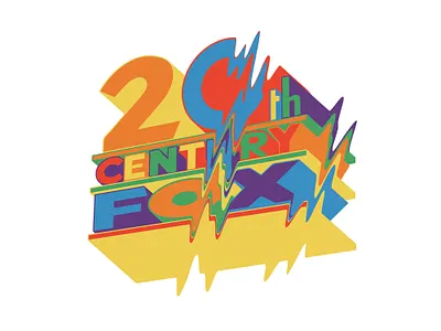20th Century Fox art branding design illustration lettering logo type typography vector