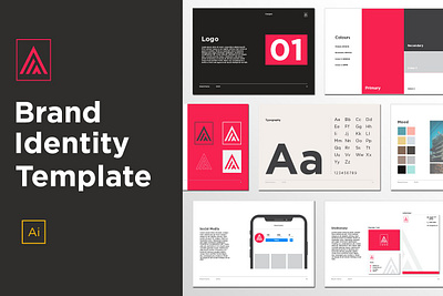 Brand Identity Template Pro brand brand and identity brand design brand designer brand idenitity brand identity brand identity design business clean creative minimal modern presentation pro professional simple template template pro web design website