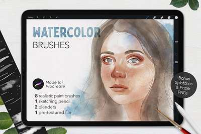 Watercolor Brushes • Procreate app app design brush brushes design drawing high quality processing procreate procreate app procreate art procreate brush procreate brush set procreate brushes procreate design procreate illustration procreateapp watercolor watercolor brush watercolor brushes