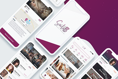 SuliBB Beauty Booking app adobe xd app artist beauty app beauty product booking face feed foundation hair interactive lips makeup skin ui ux