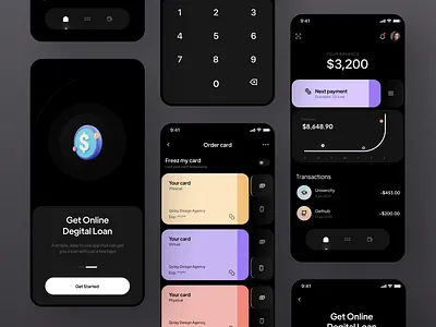 Finance - Mobile Banking App banking credit card digital payment e commerce finance app financial fintech interface design logo management minimal online banking app product design splash screen transaction transfer ui design ux design app wallet web app