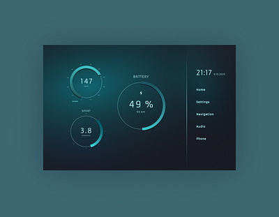 Daily UI #034 - Car Interface