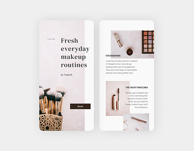 Daily UI #035 - Blog Post