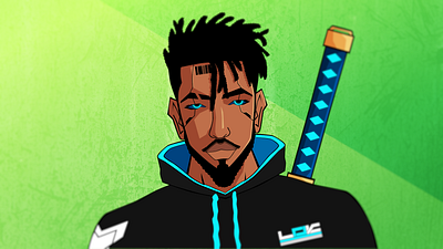 Pascal cyberpunk gimp illustration inkscape vectorart