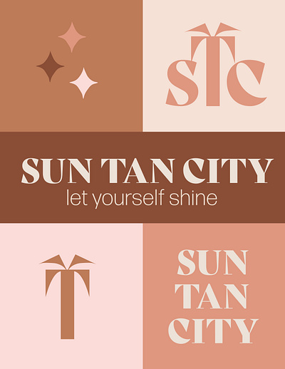 Sun Tan City Rebrand brand guide branding graphic design illustration logo rebranding vector
