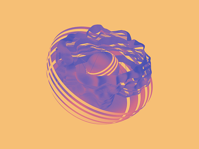 Stripes cinema 4d gradient magenta orange peach photoshop sphere stripes