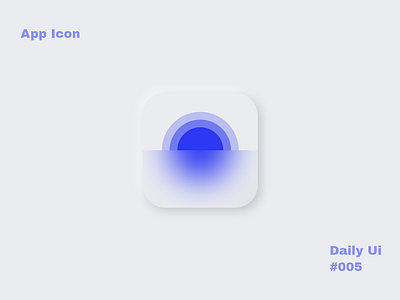 App icon 005 dailyui design icon illustration neumorphism ui