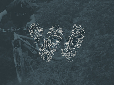 Walden's Ridge Identity - Topo Logo chattanooga identity logo mountain bike mtb park tennessee topo topography