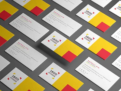 1-800-Studio Business Card branding business card moodboard
