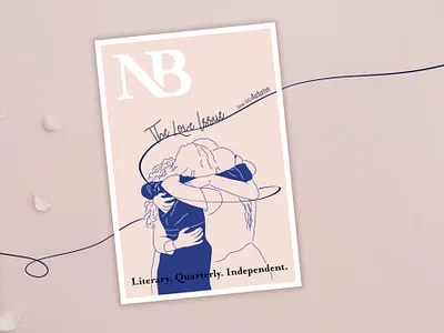 NB Magazine, The Love Issue amistad amor friends friendship girlfriends hug hugs illustration love magazine magazine cover