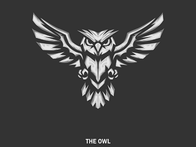 The owl art illustration owl vector