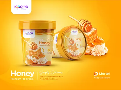 Iceone Branding & Packaging bee brand brand identity branding clothing color design graphic design honey honeybee illustration logo logodesign love