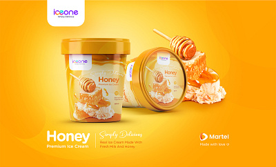 Iceone Branding & Packaging bee brand brand identity branding clothing color design graphic design honey honeybee illustration logo logodesign love