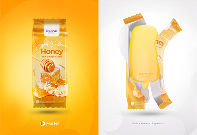 Iceone Branding & Packaging animation brand brand identity branding color design graphic design honda honey honeybee illustration logo vector