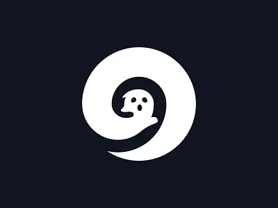 Ghost circle creative flying geometric design geometry ghost ilustrator minimalist negativespace phantom reaper simple design