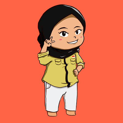 My First Chibi Commission 2d 2d art anime chibi design digital illustration digitalart illustration