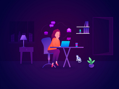 9 Tips to make Work from Home more effective angularjs asp.net chart types charts creative data data visualization design illustration vector