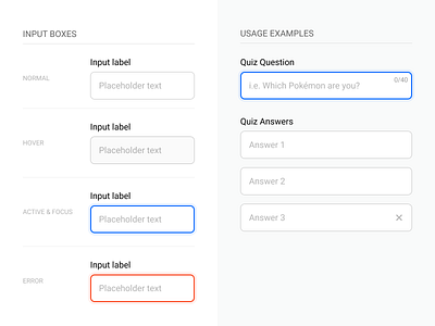 Gif Banana Input Boxes app components design system input inputs interface minimal mobile responsive system ui