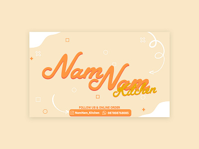 Nam Nam Kitchen banten banten indonesia design food branding logo serang serang banten typography ui