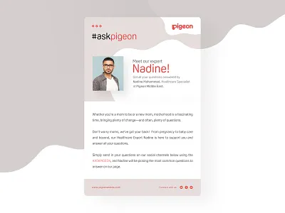 #askpigeon campaign emailer adobe illustrator adobe photoshop design emailer pigeon