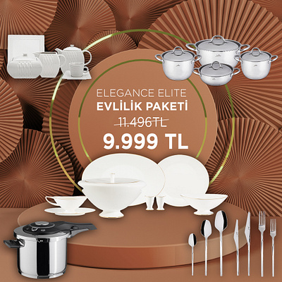 Evlilik Paketi campaing concept design illustration