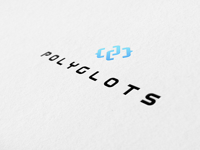 Polyglots logo branding coding development logo programming vector