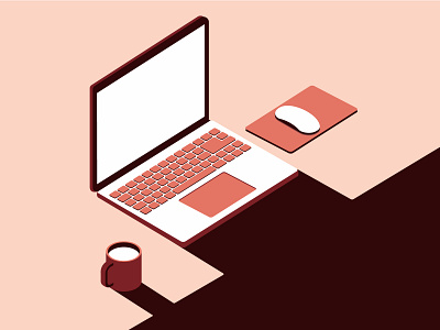 Isometric laptop cleandesign dribbbleshot flatdesign flatillustration flatvector graphicdesign illustration isometric design isometric illustration laptop layout logodesigner minimal uiux vector