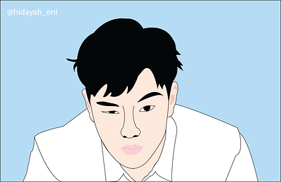 shownu vector design fanart flat illustration vector