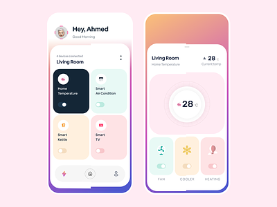 Smart home app 3d animation app branding claw claw design claw interactive design glitch effect home appliance home controll illustration inspiration logo mobile app smart app smart home ui ux wstyle