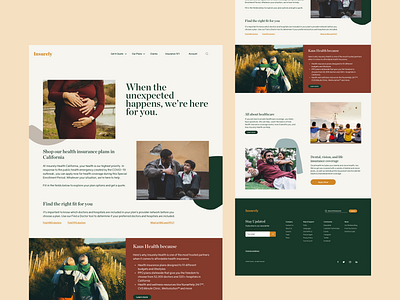 Health Insurance Info Page branding design ecommerce ecommerce design ecommerce shop health insurance health insurance app health insurance website insurance insurance agency insurance app insurance website landing page minimal minimal design product design ui ux webdesign website design