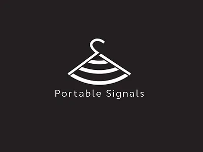 Portable Signals art branding design easy graphic design icon illustration internet logo portable signal signals tech vector wifi