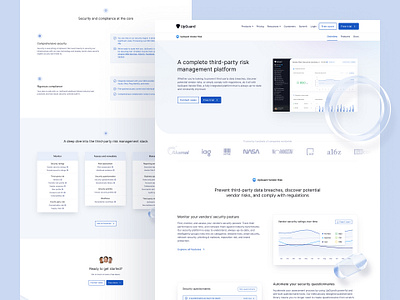 Product overview pages — UpGuard 3d brand identity clean clean ui enterprise app enterprise software features landing page minimal minimalism minimalist product overview saas saas design saas landing page saas website simple software web design webflow