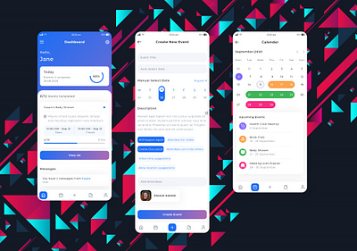 Event App app app design application event app ux