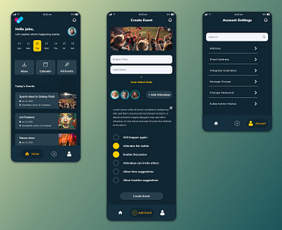 Scheduling App app design ux