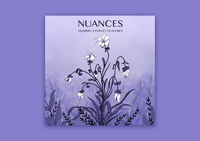 Nuances album art album cover branding design drawing flower illustration music photoshop plants