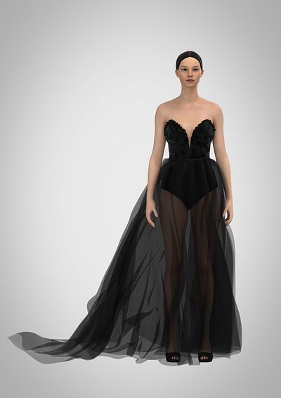 3D Fashion Design dresses 3d 3d fashion animation avatar blender character character design clo3d clothes design digital dress fashion marvelous