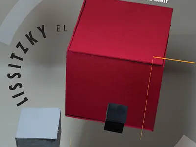 Hommage to Lissitzky branding design flat illustration logo typography vector