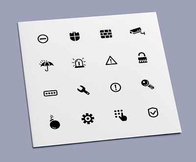 Security Icons alarm icon icon design icon set icons password privacy protection safe secure security warning