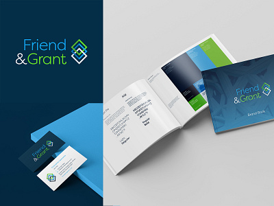 Friend and Grant Brand Identity Design brand design brand identity branding branding design design graphic design illustrator logo