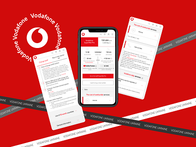 Vodafone adaptive design ui ux vodafone web