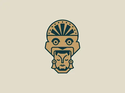 Aztec Logo Design antique aztec aztecs brand brand identity branding design icon lion logo logo design logodesign minimal symbol